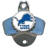 NFL Football Detroit Lions Metal Wall Mount Bottle Opener