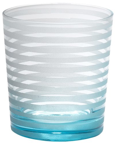 Childrens Toyshop  Kitchen & Housewares : Signature Housewares Sandpiper 13-Ounce Double Old-Fashioned Glasses, Blue, Set of 4