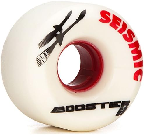 Seismic Booster Longboard Wheels - 60mm 101a White