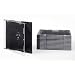 Tillmann Media CD-H�llen Slimcase 5 mm f�r 1 CD/DVD, Deckel transparent, R�ckenteil schwarz, Kartoninhalt: 100 St�ck
