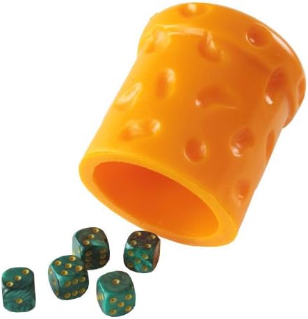 Cheesy Dice Cup With 5 Dice