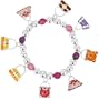 Colorful Hand Bag Charm Stretch Bracelet