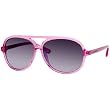 Juicy Couture Bright/S Women's Fashion Sunglasses w/ Free B&F Heart Sticker Bundle - Pink/Gray Gradient
