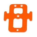 G-10 Standard Batt Tray, Hi-Vis Orange: T-Rex 450