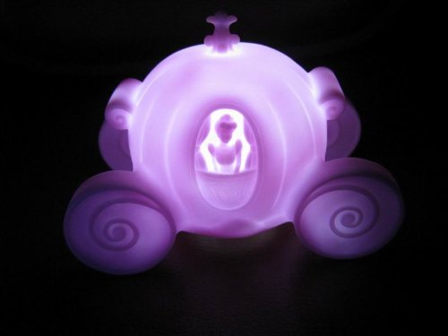 Disney PRN0064 Bettleuchte Prinzessin LED rosa
