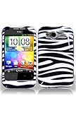 HTC Marvel / Wildfire S Graphic Case - Black/White Zebra (Free HandHelditem ....