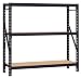 Muscle Rack 7224PRB 72-Inch Wide by 24-Inch Deep by 72-Inch High Heavy Duty Rack, Black