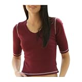 Kavio - 1/2 Sleeve V Neck Coverstich (099)