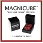 Magnicube Magnetic Balls "Red Hot Flame" Edition 216 Piece Magnet Puzzle (Box Gift Set)