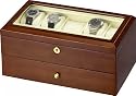 Auer Accessories Leda 80416DM Watch Box For 16 Watches Dark Maple