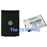 OEM Motorola Extended Battery + BLACK Door W385 W 385