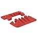 Linebacker CPEC3X225-O Polyurethane Extra Heavy Duty 3 Channel Male and Female End Caps, Orange, 14.25" Length, 20" Width, 3.05" Height (Pair)