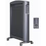 Soleus Silver Micathermic Radiator Heater with Digital LCD/Remote