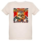 Artsmith, Inc. Organic Kids T-Shirt Southern Motorcycle Rider Hell On Wheels Rebel Flag