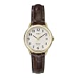 Timex - T20071 PF - Easy Reader - Montre Femme - Quartz Analogique - Bracelet en Cuir Marron