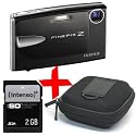 Fuji Z20 Digital Camera (Finepix Z20fd)+Black Hard Case+2GB SD Card Bundle
