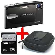 Fuji Z20 Digital Camera (Finepix Z20fd)+Black Hard Case+2GB SD Card Bundle