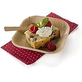 Leafware Square Plates (25 Pack), 5", Natural