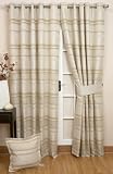 Alexis Curtains in Natural/Beige 66 x 72