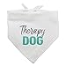 Graphics and More Therapy Dog Dog Pet Bandana - White