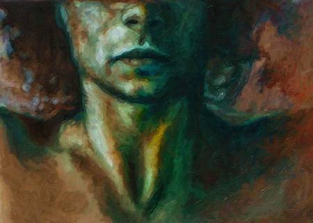 Custom Order #K6-KWU, Oil on Canvas, Custom Painting of The Person You Love, For 1 Person of Customer's Choice, Style: Photo-Realism, with Signature Text 