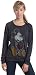Junk Food Juniors Mickey Mouse Heather Crew Neck Pullover