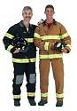Aeromax Toys Adult Black Fire Fighter Suit - S