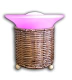 Eigenschaften Flamingo Design  / NEBLER ZIMMERBRUNNEN LUFTBEFEUCHTER TABLE RATTAN hellrot