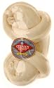 Chunky Chews® 9"-10" Glucosamine Natural Rawhide Safety-Knot® Bone for Large Dogs