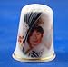 Birchcroft Porcelain China Collectable Thimble - Audrey Hepburn in My Fair Lady Box