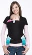 Moby Wrap Original 100% Cotton Baby Carrier, Black
