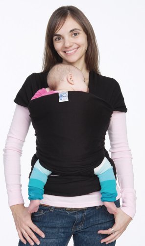 Buy Low Price Cozy Moby Wrap Original 100% Cotton Baby Carrier, Black MOBYBLACK
