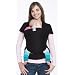 Moby Wrap Original 100% Cotton Solid Baby Carrier, Black