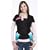Moby Wrap Original 100% Cotton Solid Baby Carrier, Black