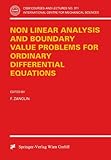 Non linear analysis and boundary value problems for ordinary differential equations