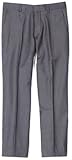 Calvin Klein Boys 8-20 Fine Line Twill Pant, Dark Charcoal Heather, 12