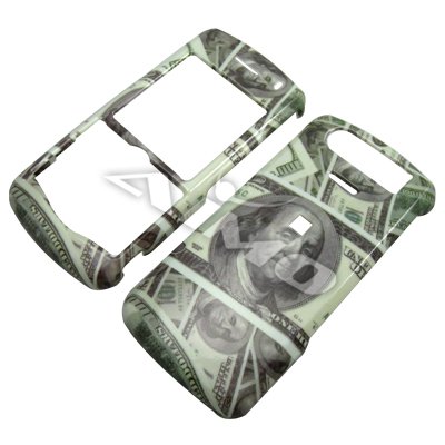 RIM Blackberry Pearl 8110 8120 8130 Snap On Protector Hard Case Image Cover Money Bill