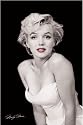 Marilyn Monroe - Personality Poster (Black and White - Red Lips) (Size: x 24'' x 36'')