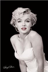 Marilyn Monroe - Personality Poster (Black and White - Red Lips) (Size: x 24'' x 36'')