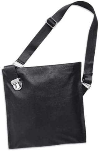 Genuine Mercedes Benz Slim Leather Messenger Bag