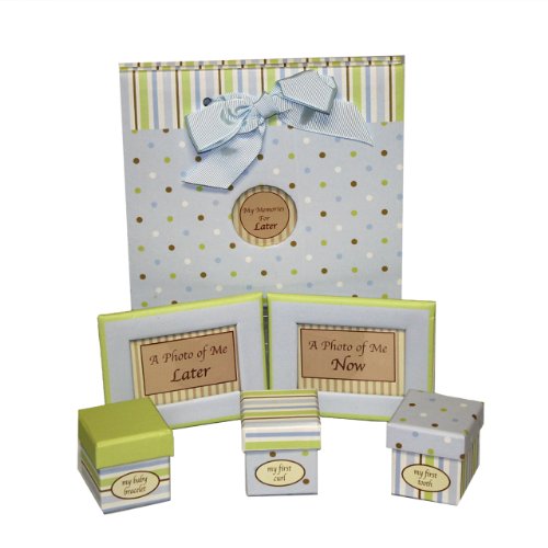 Baby Gear 2231B 6 Piece Keepsake Set - Blue (Blue)