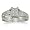 Fantastic Low Priced Diamond Bridal Wedding Set in Sterling Silver