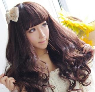 ロング 耐熱 ウィッグ 女性 用 女装 用 (ネット 付き)