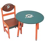 NFL Miami Dolphins Childrens Wooden Team Chair