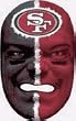 San Francisco 49ers Fan Face - San Francisco 49ers