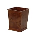 Elite Home Fashions Ritz Wastebasket, Espresso