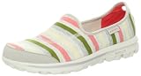 Skechers Womens Go Walk Stripy Flat