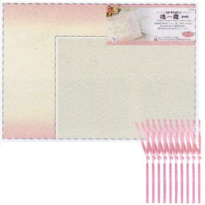 【クリックで詳細表示】和紙 席次表セット B4 ※遠霞 ピンク(表紙無地)