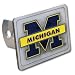 Michigan Wolverines 3-D Trailer Hitch Cover - NCAA College Athletics Fan Shop Sports Team Merchandise Image