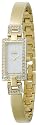 Citizen Women's Eco-Drive Silhouette Crystal Accented Gold-Tone Bangle Watch #EG2382-51A